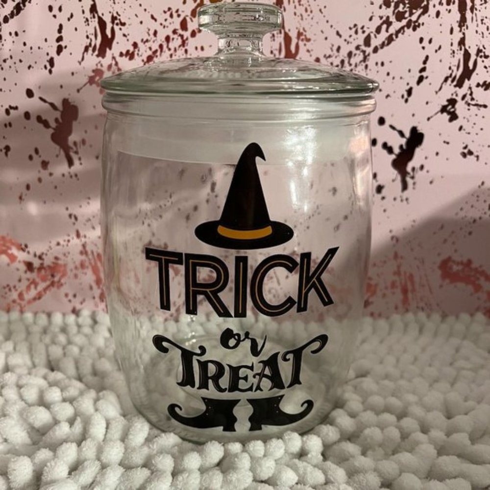 Halloween Trick or Treat Large Canister